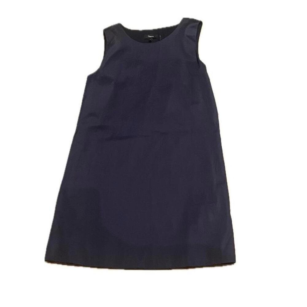 Theory navy blue shift shapeless